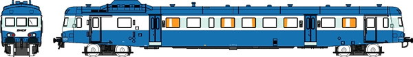 REE Modeles NW-036 - French 1st / 2nd Class Railcar X-2908 Noodle of the SNCF - Depot: LIMOGES